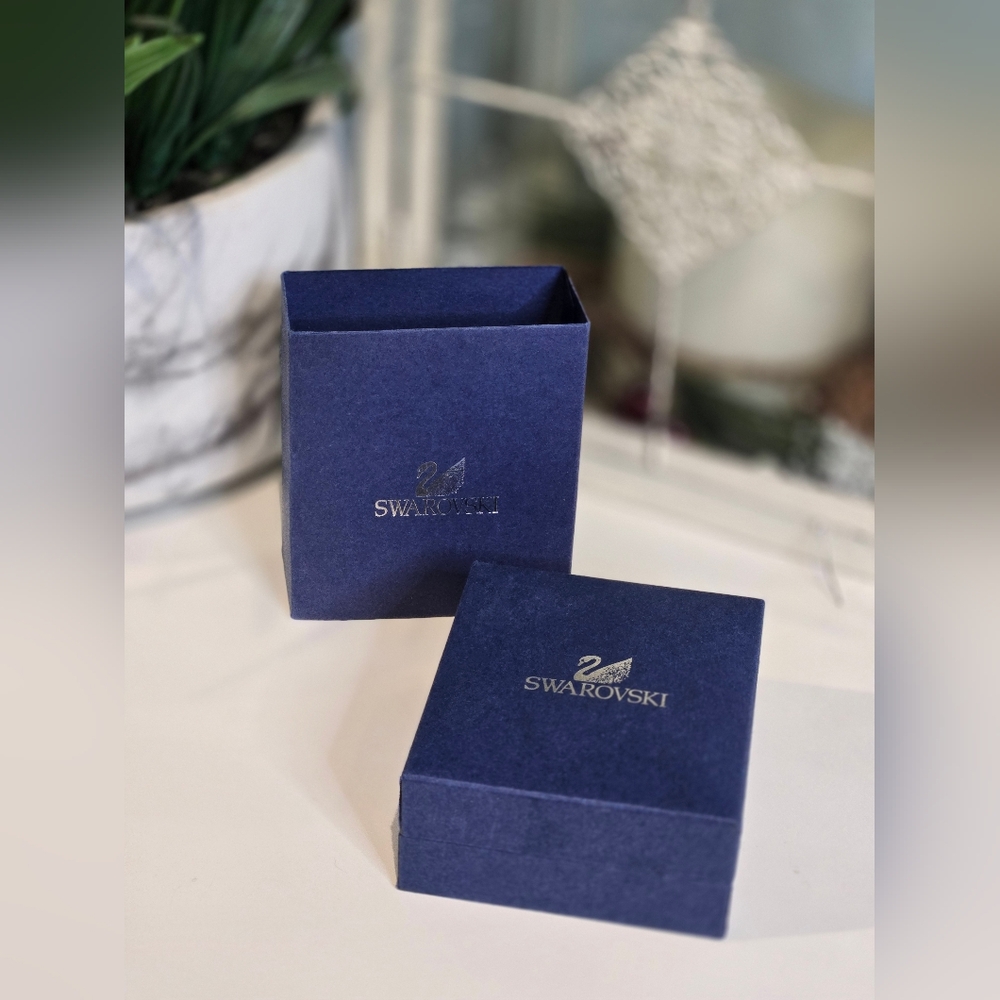 Swarovski Royal Blue Velvet Jewelry Box - Picture 3 of 4